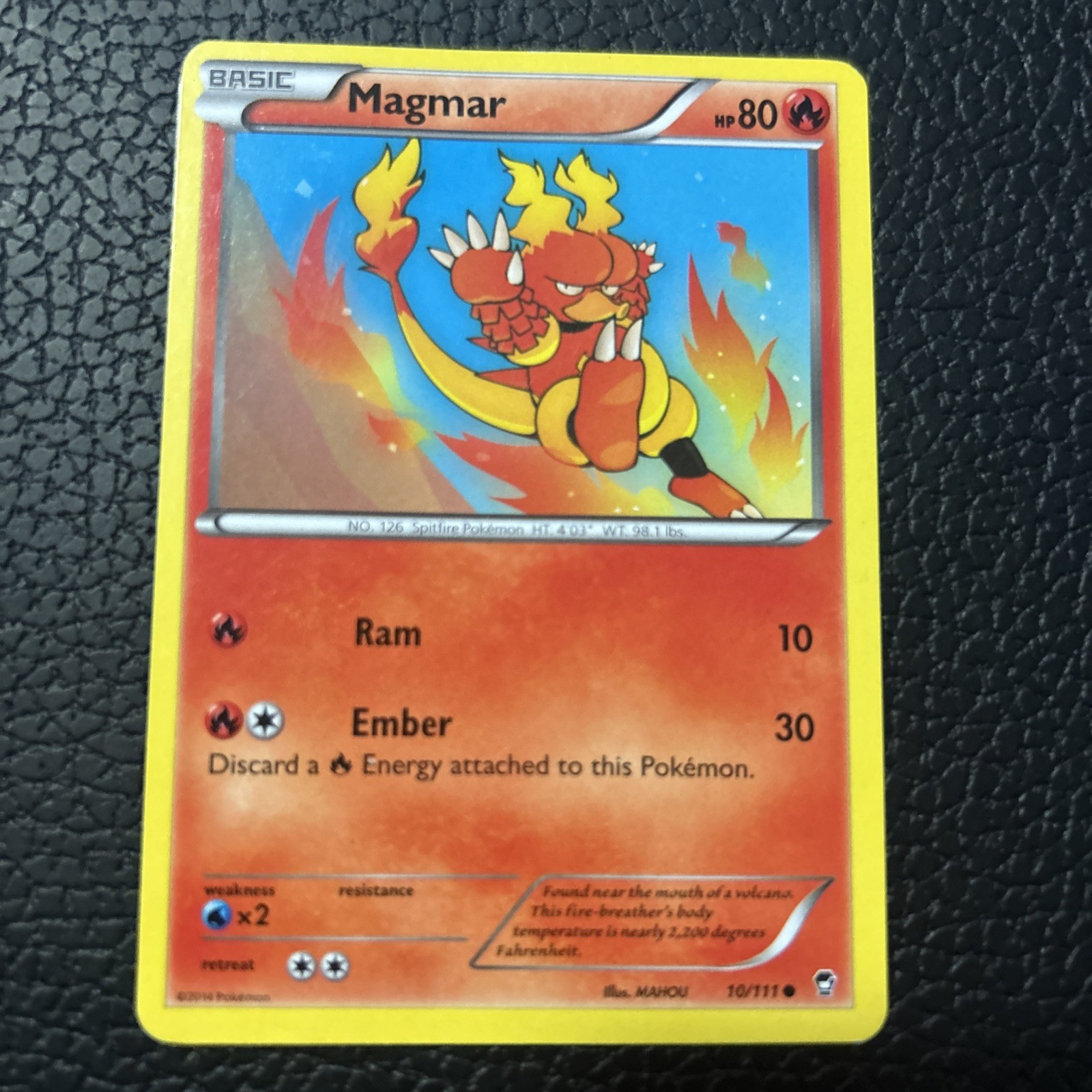 Magmar 10/111 Common | Furious Fists | Pokemon Card