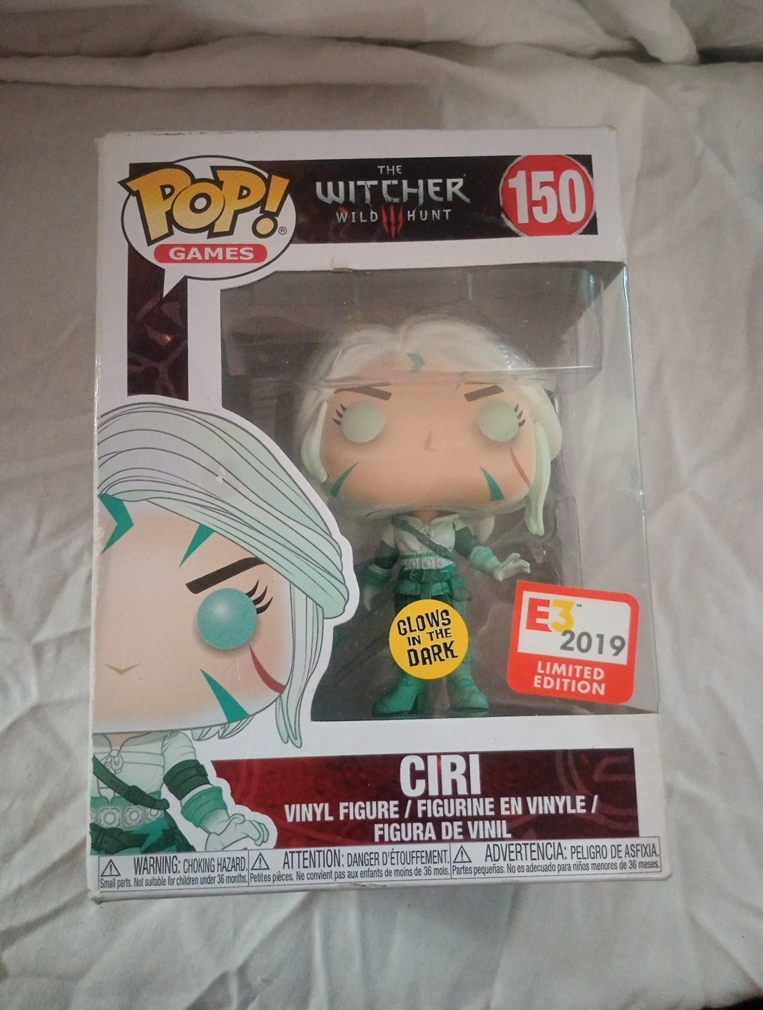 Funko Pop! Vinilo: The Witcher - Ciri (Magic) (Glow) - GameStop E3 (Exclusivo)...