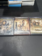 Lord of the Rings LOTR Trilogy Lot of 3 DVD Set