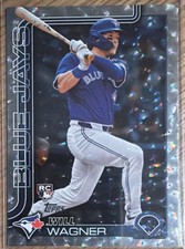 Topps 2025 Series 2 Will Wagner RC #430 Toronto Blue Jays Cracked Ice Card
