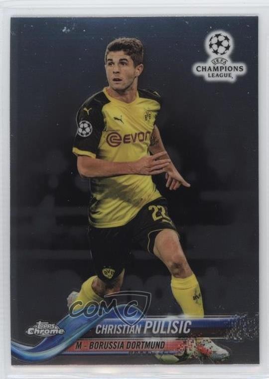 2017-18 Topps Chrome UCL Christian Pulisic (No Ball) #25 04ae
