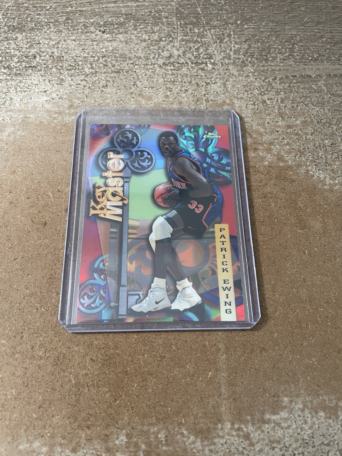 1997-98 Topps Chrome Season's Best Key Master Refractor Patrick Ewing #22 Knicks