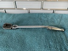 Snap-on Tools Usa F732 38 Drive Bent Handle Flex Head Chrome Ratchet 11 Long