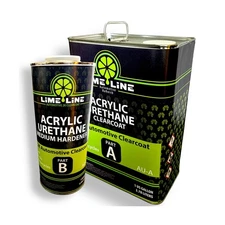 LiME LiNE 2K Clearcoat, Automotive Paint Kit with Hardener, Topcoat For Cars,...