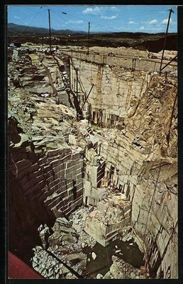Ansichtskarte Barre, VT, The Wells-Lamson Granite Quarry 