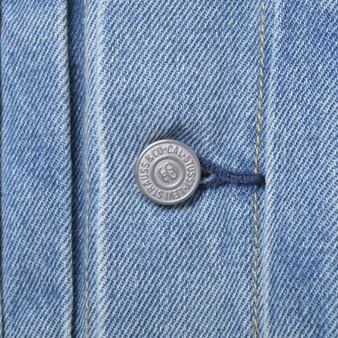 Levi's Stussy Type Embossed Trucker Jacket Used CYHE-0 thumbnail 4
