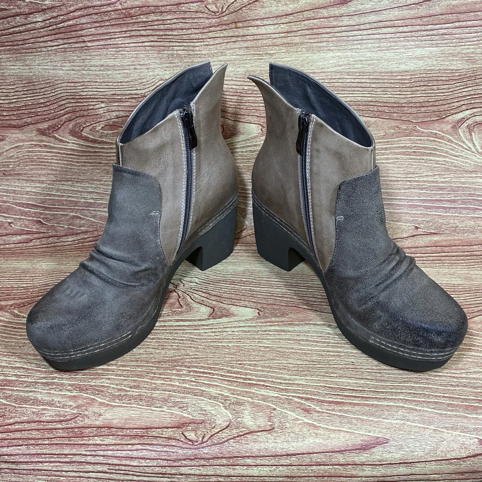 Botines Antelope Tuva de cuero gris 39 Foto 2 de 4