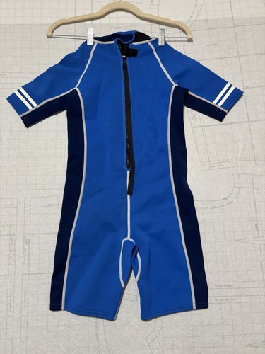 Sun Protection Zone Spring Suit Boys Size 12 Wetsuit Swim Ocean Beach Blue - Picture 4 of 9