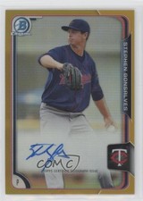 2015 Bowman Chrome Prospects Gold Refractor 2/50 Stephen Gonsalves Auto s3g