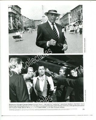 HUDSON HAWKE-1991-FN-8X10 STILL-COMEDY-DRAMA-BRUCE WILLIS-JAMES COBURN FN