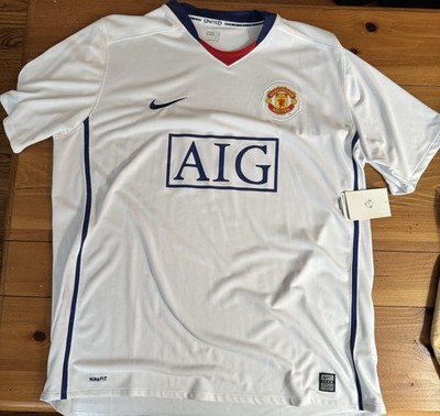 Manchester United Nike Fit Dry Football Jersey XL Authentic AIG 2008 NWT