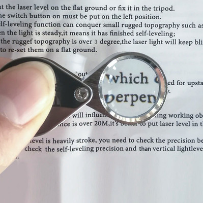 1pc 30X Pocket Loupe Magnifier Foldable Jewelry Magnifying Glass - NEW