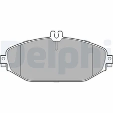 Delphi LP3282 brake pad set, disc brake for Mercedes-Benz, Mercedes-Benz (BBDC)