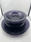 VTG Set Of 12 Pyrex Festiva Amethyst Purple Swirl Glass 4 Dinner 4 Salad 4 Bowls