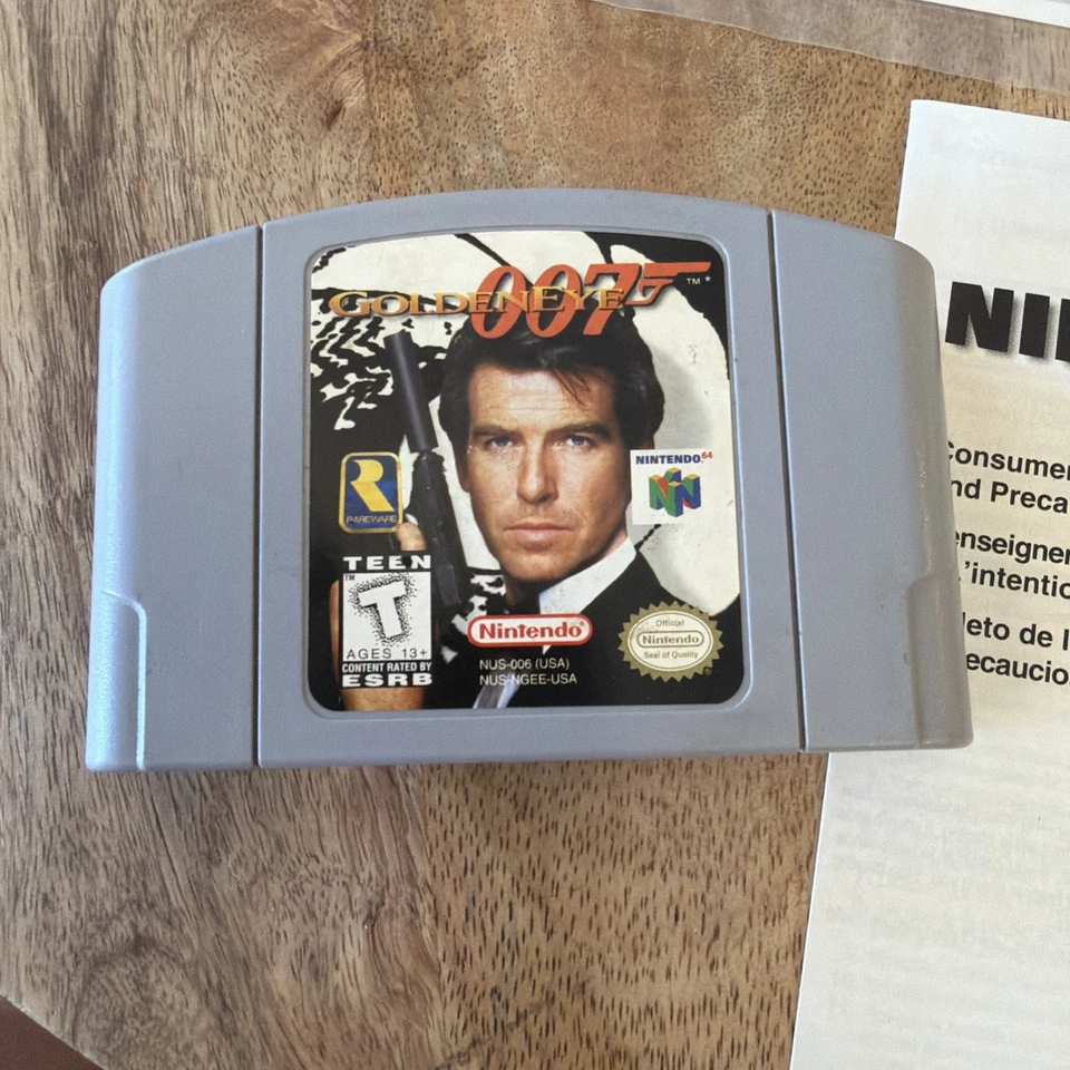 N64 Goldeneye 007 FULLY Complete In Box Nintendo CIB Tested Authentic CLEAN - Image 4 of 4
