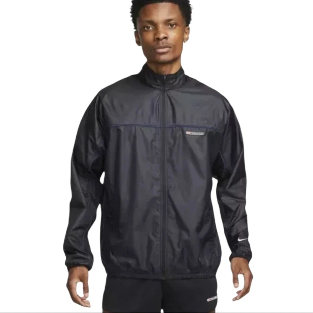 Nike Storm Fit Track Club Black Full Zip Jacket FB5515-010 Men's Size XXL NWT