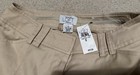 Ann Taylor LOFT Stretch Wide-Leg Dress Pants Beige Flat Front Button — photo 2