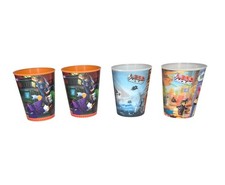 McDonald's 2014 The Lego Movie 2 Cups 2017 The Lego Batman Movie 2 Cups