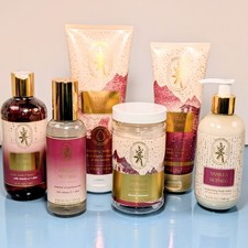 6 Piece Vanilla Nutmeg Aromatherapy Bath  Body Works Perfume Mist Lotion Wash