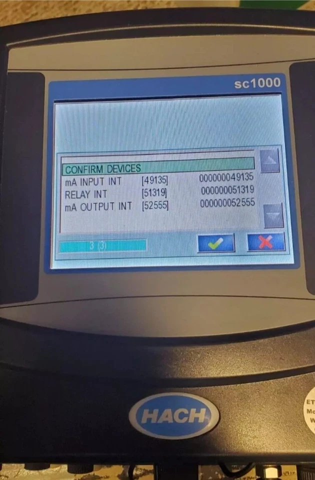 Hach SC1000 Multiparameter Universalcontroller Display - Image 3 of 4