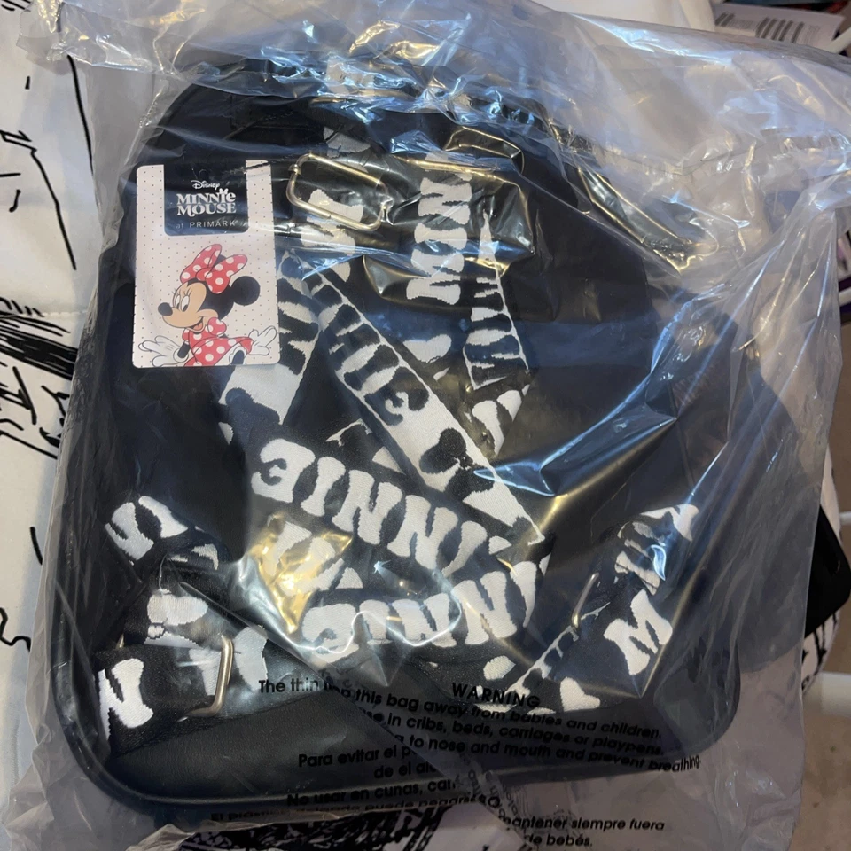 Disney Minnie Mouse Mini Backpack – Black with Ears – NWT - Image 4 of 4