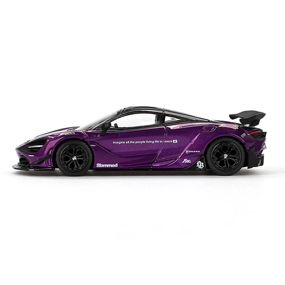 Mini GT 1:64 McLaren 720S LB-Works Purple Diecast Model Car