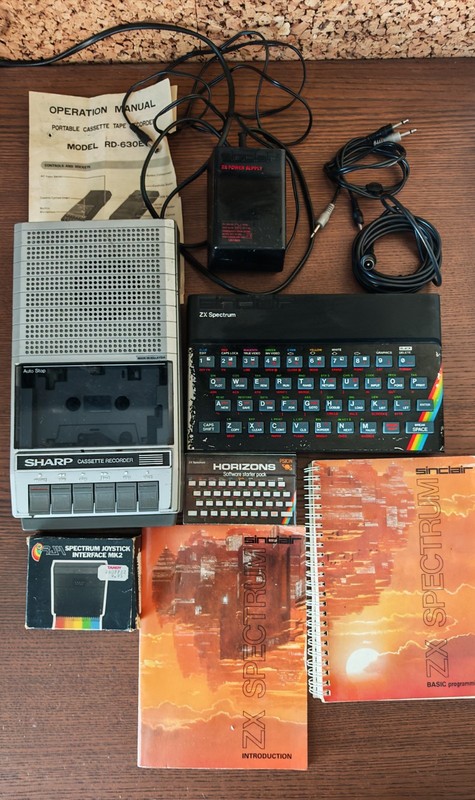 Sinclair ZX Spectrum 48k UNTESTED Personal Computer, games and tape player
