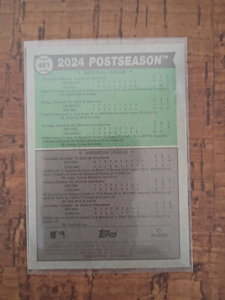 2025 Topps Heritage #461 Yankees, Dodgers 1976 Border /76 - Imagem 2 de 3