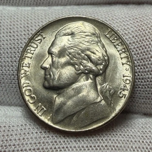 1945-P Jefferson Nickel — photo from the most recent tracked eBay sale