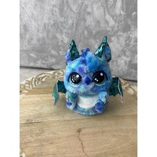 Spin Master Hatchimals Draggle Blue Purple Dragon Plush Toy Metallic Wings 6in