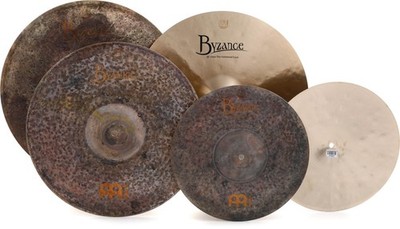 Meinl Cymbals Mike Johnston Byzance 4-piece Cymbal Pack (2-pack) Bundle