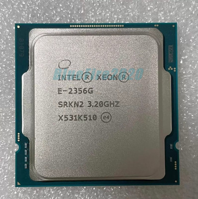 Intel Xeon E-2356G 6-Core 3.2 GHz ~ 5 GHz LGA-1200 TDP-80W P750 CPU Processor