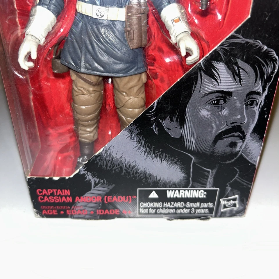 STAR WARS ROGUE ONE BLACK SERIE 6": CAPITÁN CASSIAN ANDOR (EADU) #23 Foto 3 de 4