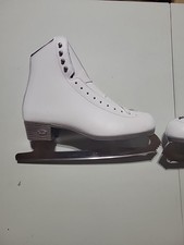 Riedell Figure Skates Model 133 DM , White, Wide Width Size 8