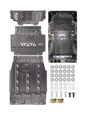 Full Skid Plate Kit with Engine & Transmission Protection Plate Compatible wi...
