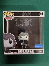 Funko Pop! Álbumes de vinilo AC/DC espalda en negro figura de música exclusiva de Walmart