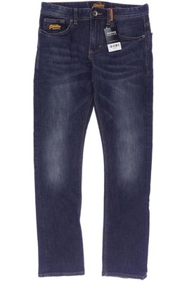 Superdry Jeans Herren Hose Denim Jeanshose Gr. W30 Baumwolle Marineblau #5sm1jef