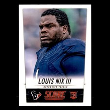 Louis Nix III Rookie #401 2014 Panini SCORE Houston Texans Football Card NFL. rookie card picture