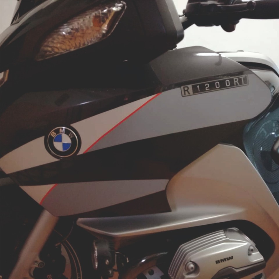 for BMW R1200 RT DECAL SET 2004-2008 LIGHT GRAY/GRAY/RED LINE | eBay