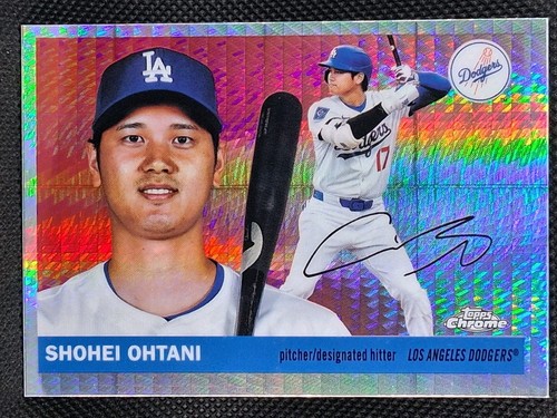 2025 Topps Chrome Platinum Anniversary Shohei  Ohtani Prism Refractor Dodger’s