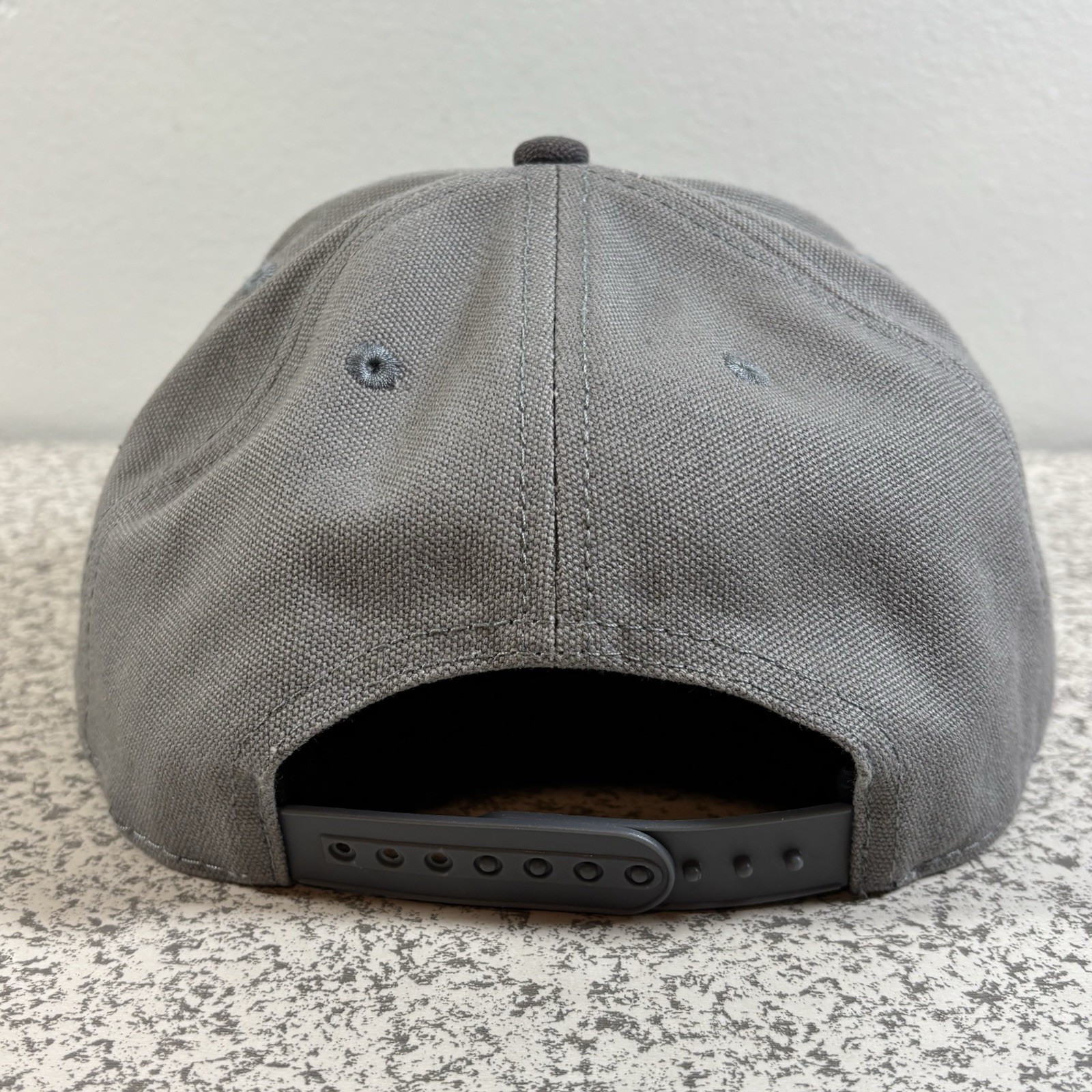 Baseballism Hat Cap Adjustable Snapback Gray Flag… - image 6