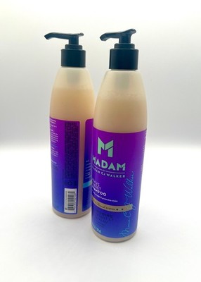 Madam By CJ Walker Shampoo Set Of 2 Revive & Reset Shampoo 12oz