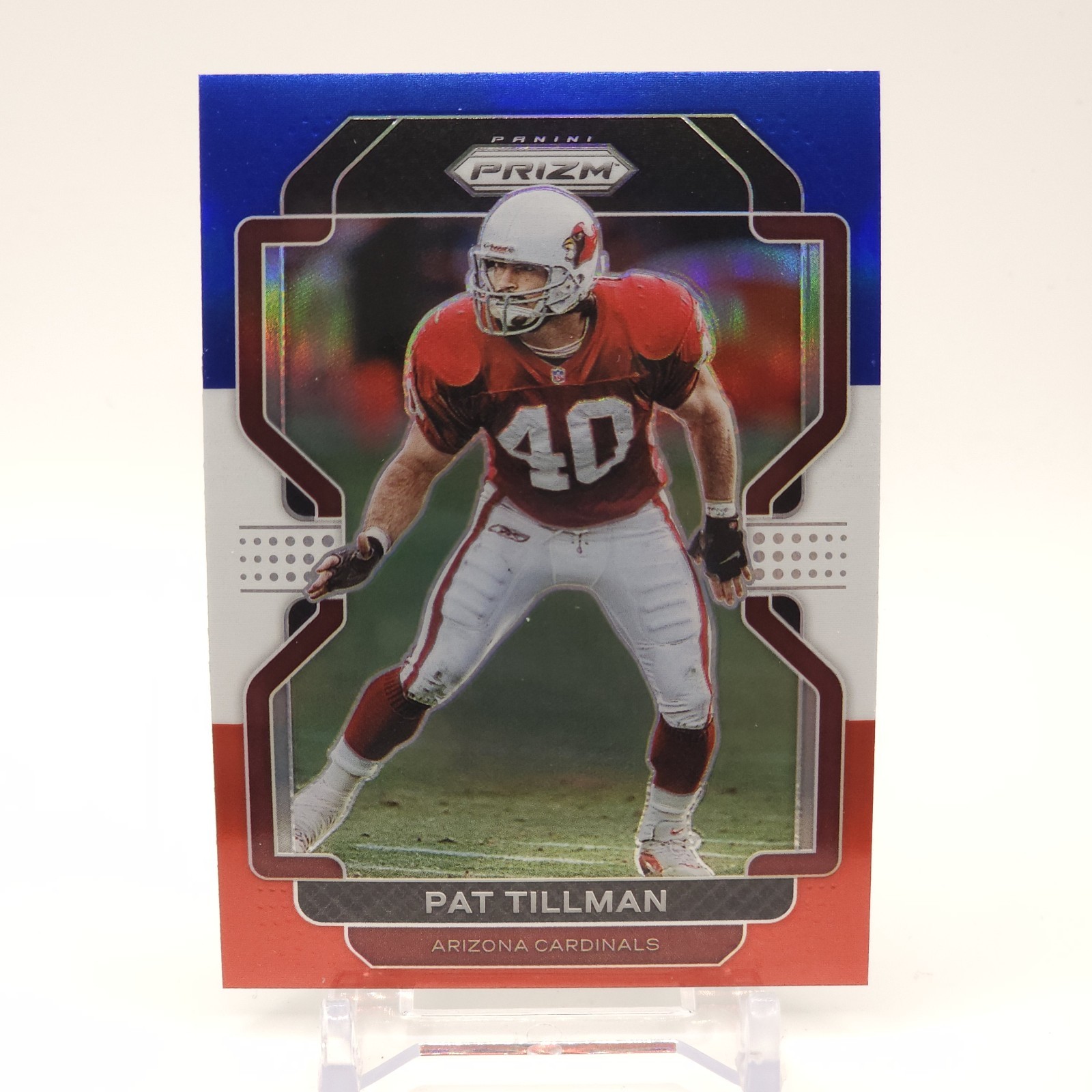 Pat Tillman 2021 Panini Prizm Red White Blue RWB #83 Arizona Cardinals 🇺🇲