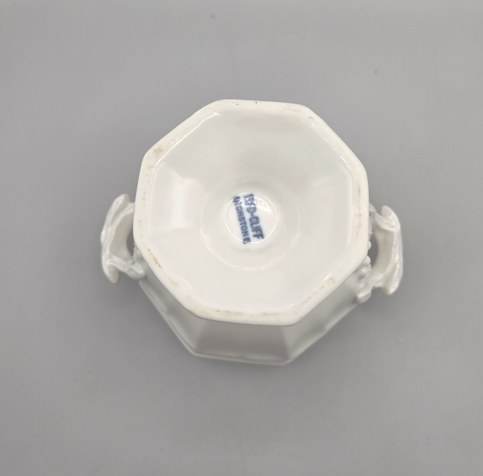 Antique Red Cliff Ironstone White Soup Tureen Set w/Under Plate & Ladle, NEW