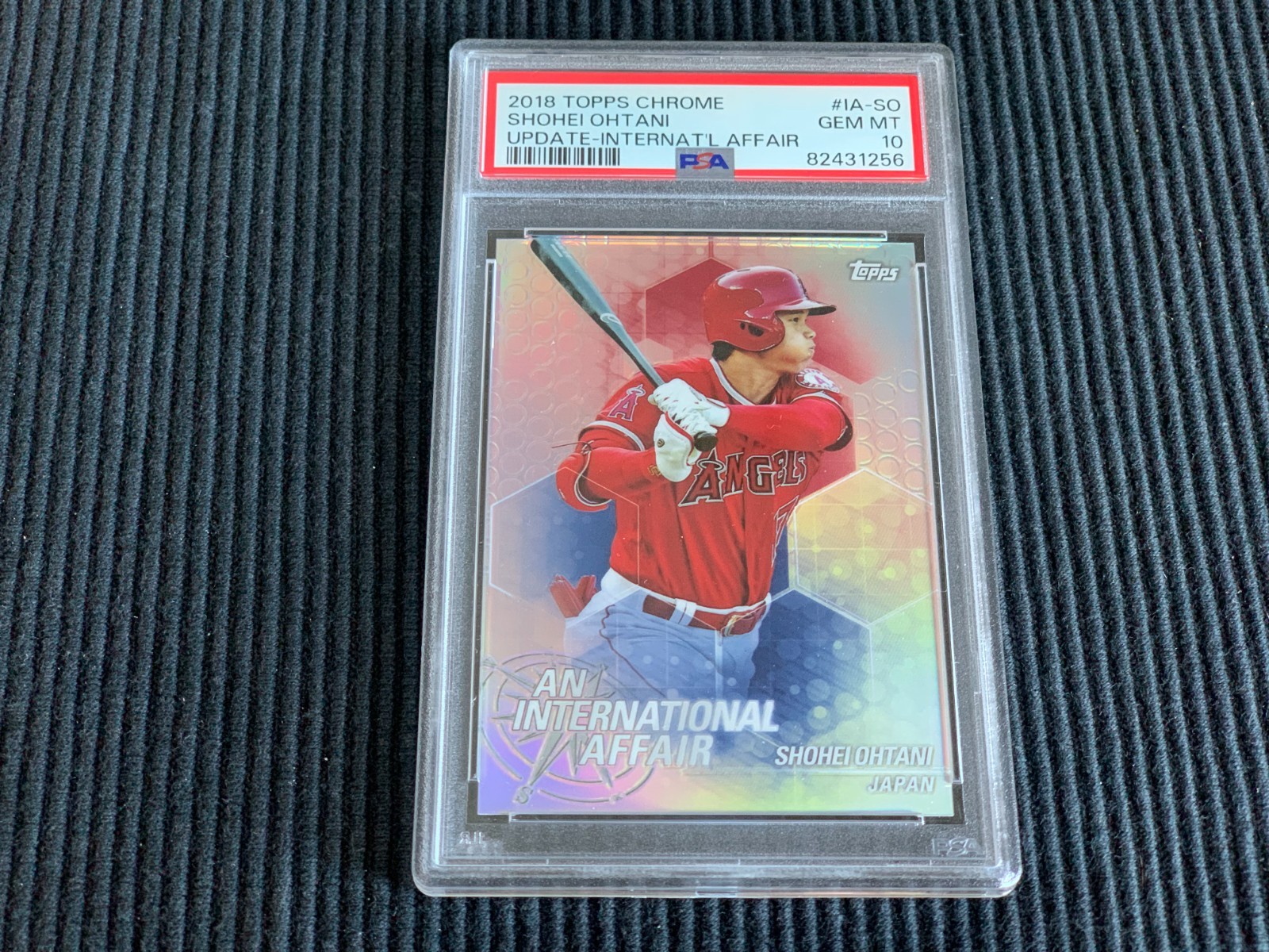 2018 TOPPS UPDATE #IA23 SHOHEI OHTANI *AN INTERNATIONAL AFFAIR PSA 10 GEM MINT*
