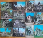 14 OLD POSTCARDS AMUSEMENT PARK OF BOMARZO - VITERBO - LARGE SIZE