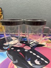 2 Pack 18 oz Short Cup Includes Lip Ring for NutriBullet NB-101B NB-101S NB-201