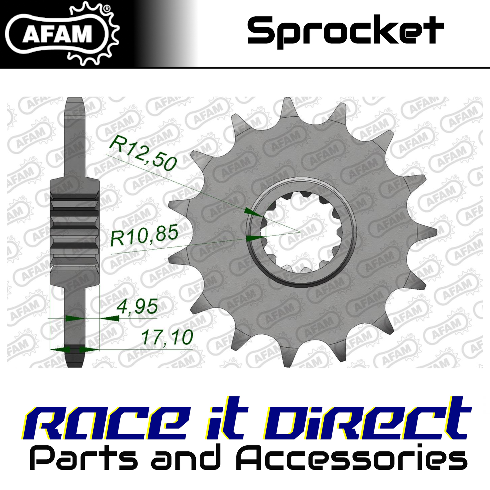 Sprocket for HONDA CB 500 1994-2003 15T Front AFAM