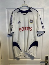 Maillot de football Adidas Anderlecht vintage Signé par Gregory Pujol - B20
