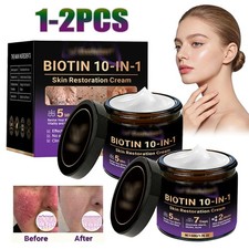 1-2PCS Biotin 10-in-1 Skin Restoration Cream, 2026 New Skin Treatment Cream 